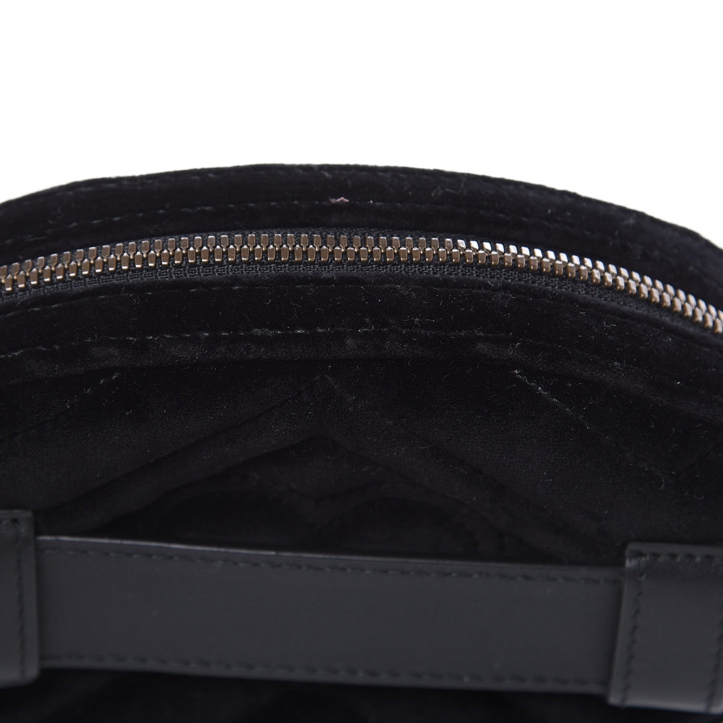 Velvet Matelasse GG Marmont Belt Bag 85 34 Black