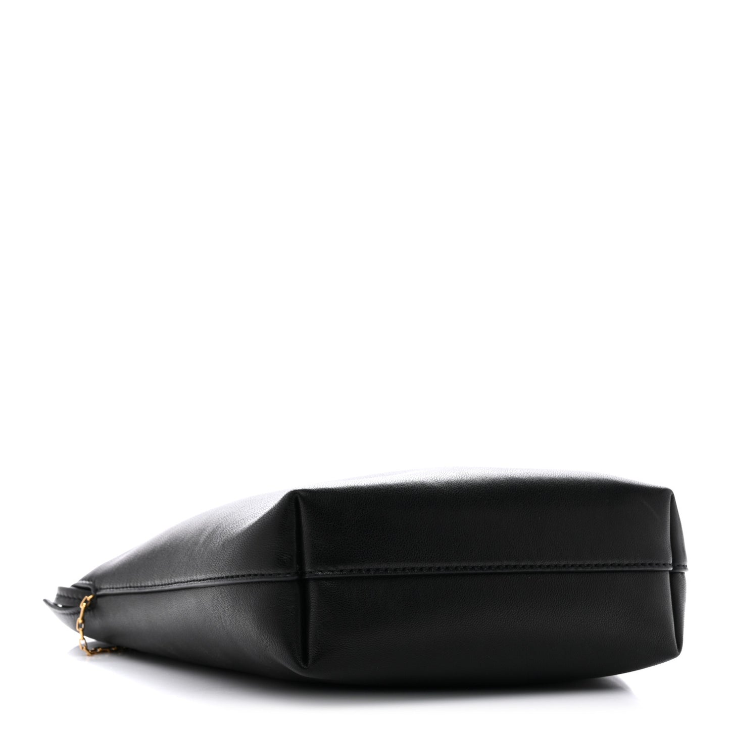 Lambskin Pochon Shoulder Bag Black