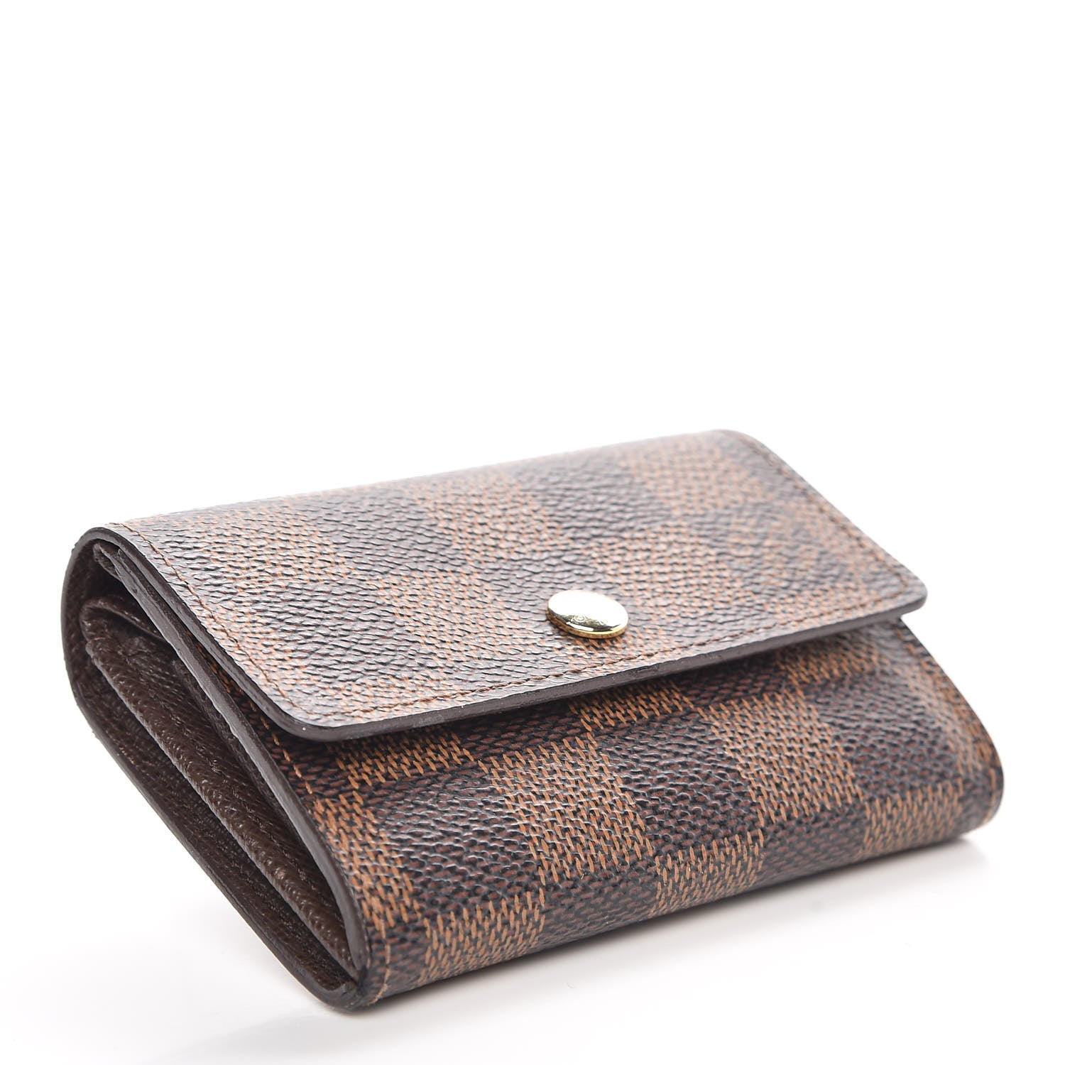 Louis Vuitton Damier Ebene Porte-Monnaie Plat Coin Purse 4 of 6
