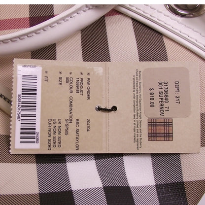Burberry Nova Check Nautical Tote White 12 of 12