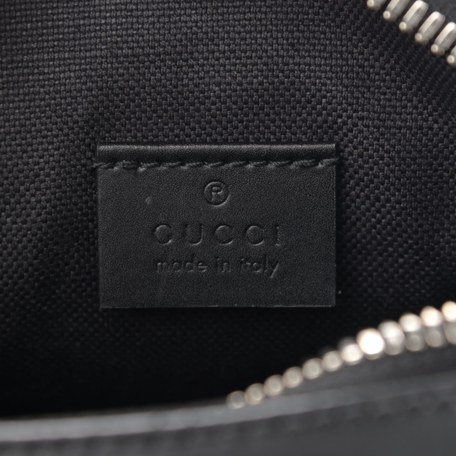 Gucci GG Supreme Monogram Appia Calfskin Web Small Camera Messenger Bag Black Grey 6 of 11