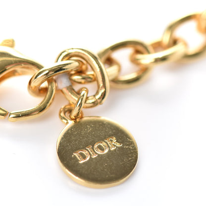 Christian Dior Metal Danseuse Etoile Chain Bracelet Gold 4 of 4