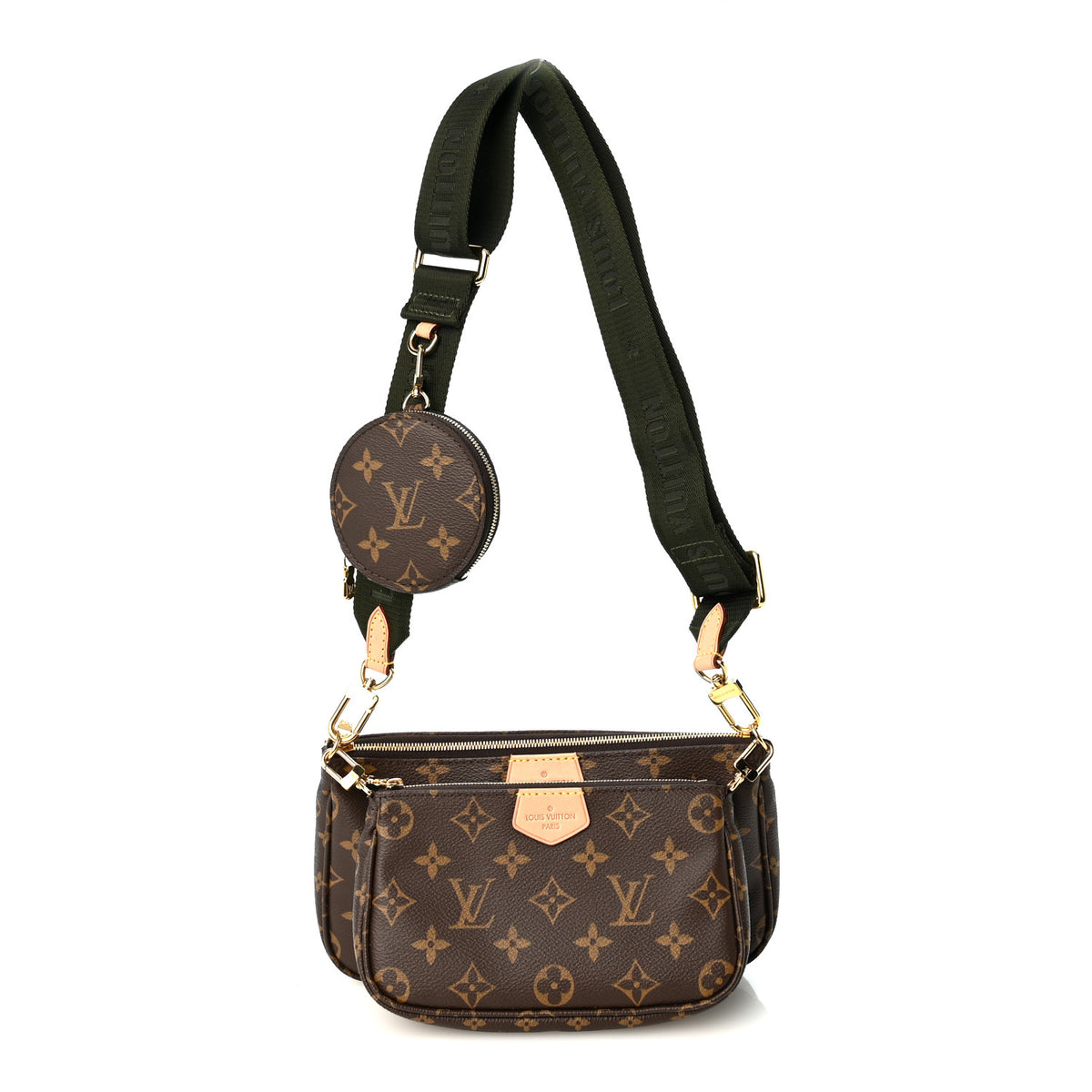 Monogram Multi Pochette Accessories Kaki