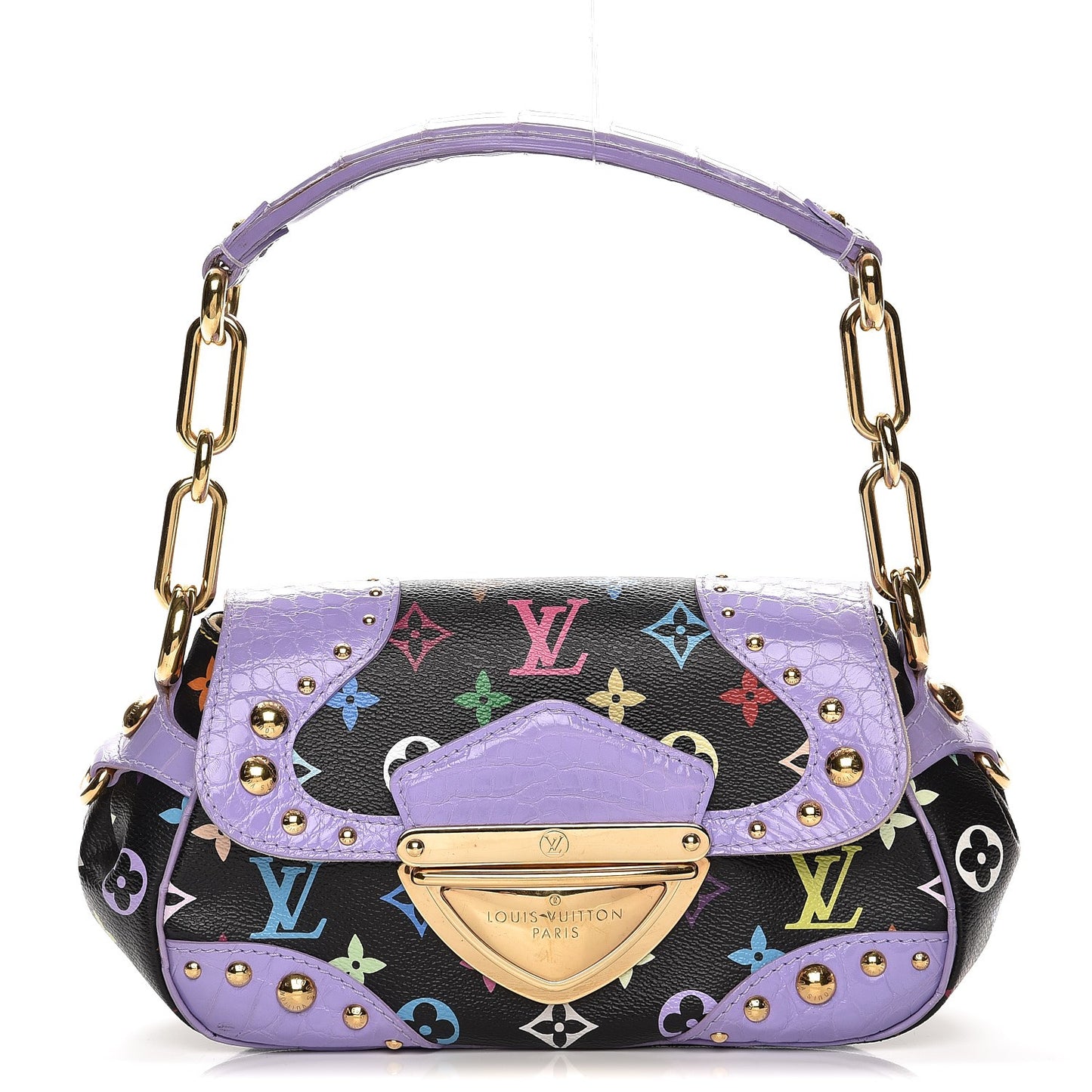 Monogram Multicolor Alligator Marilyn Black