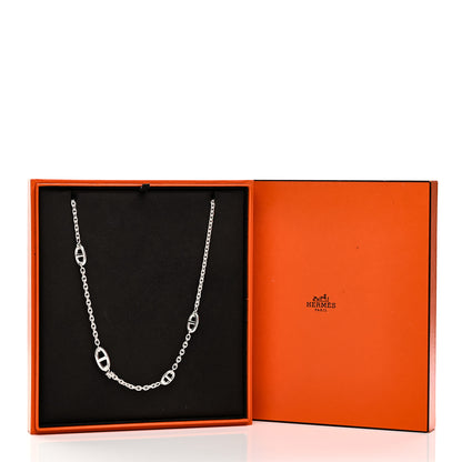 Hermes Sterling Silver Farandole Necklace 120 6 of 6