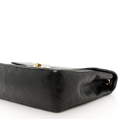 Chanel Lambskin Quilted XL Jumbo Single Flap Black 12 of 12