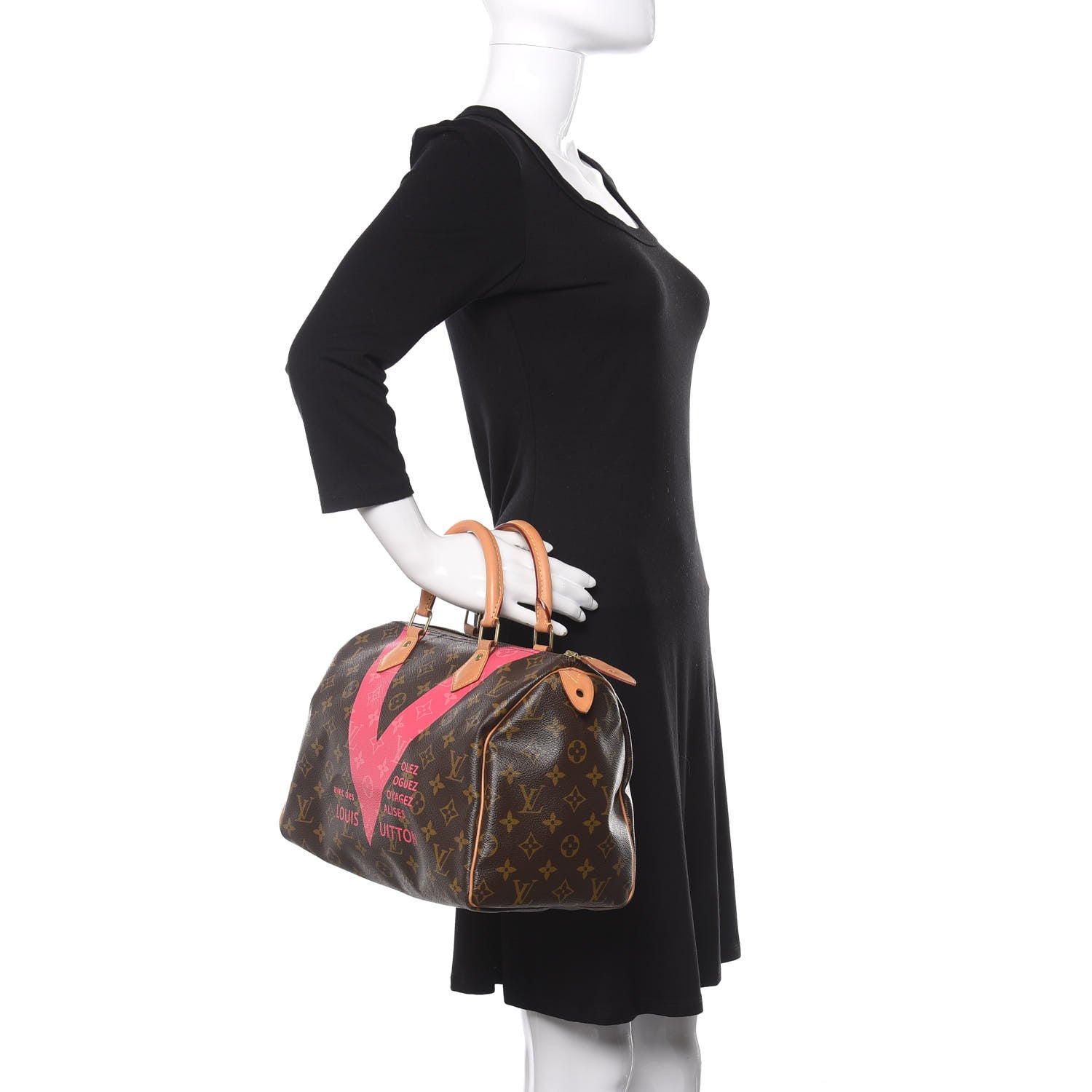 Louis Vuitton Monogram Speedy 30 V Grenade 2 of 9