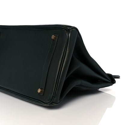 Hermes Gulliver Birkin 35 Vert Fonce 9 of 31