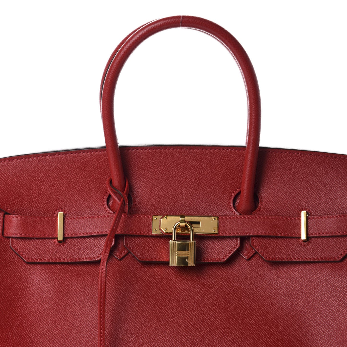 Epsom Birkin 35 Rouge Casaque