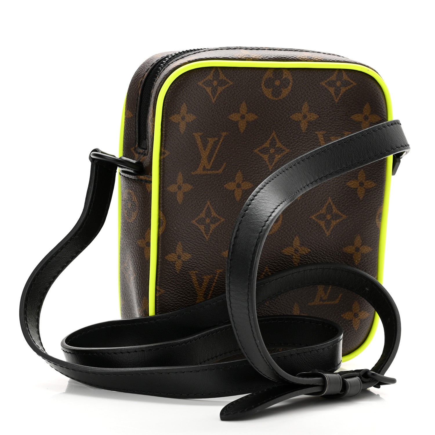 Louis Vuitton Monogram Macassar Christopher Wearable Wallet Fluorescent Yellow 5 of 9