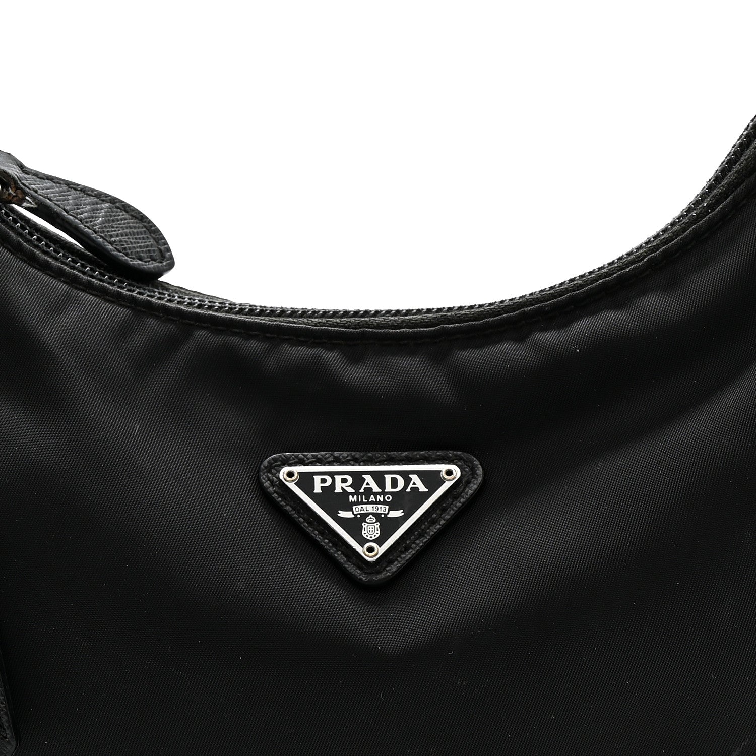 Prada Tessuto Nylon Mini Re-Edition 2000 Bag Black 9 of 16