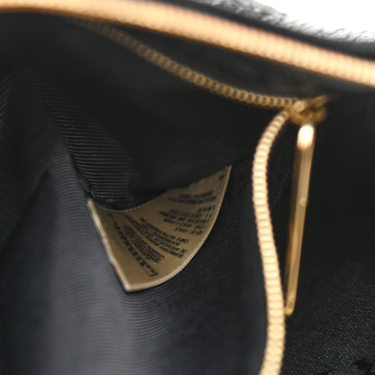 Burberry Signature Grain Calfskin Check Embossed Small Chichester Crossbody Clutch Bag Black 9 of 14