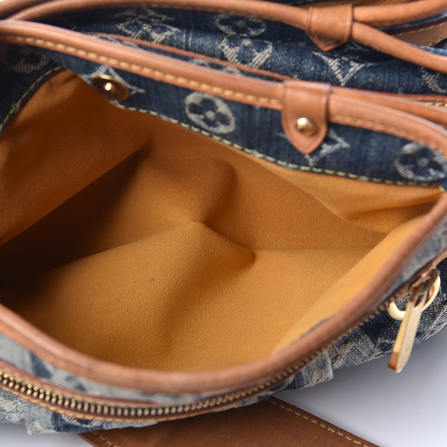 Louis Vuitton Denim Raye Porte Epaule MM 9 of 21