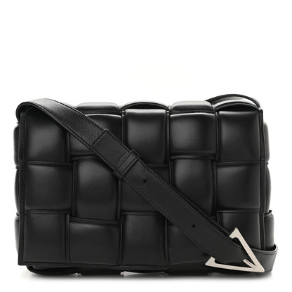 Bottega Veneta Nappa Maxi Intreccio Padded Cassette Crossbody Bag Black 1 of 14