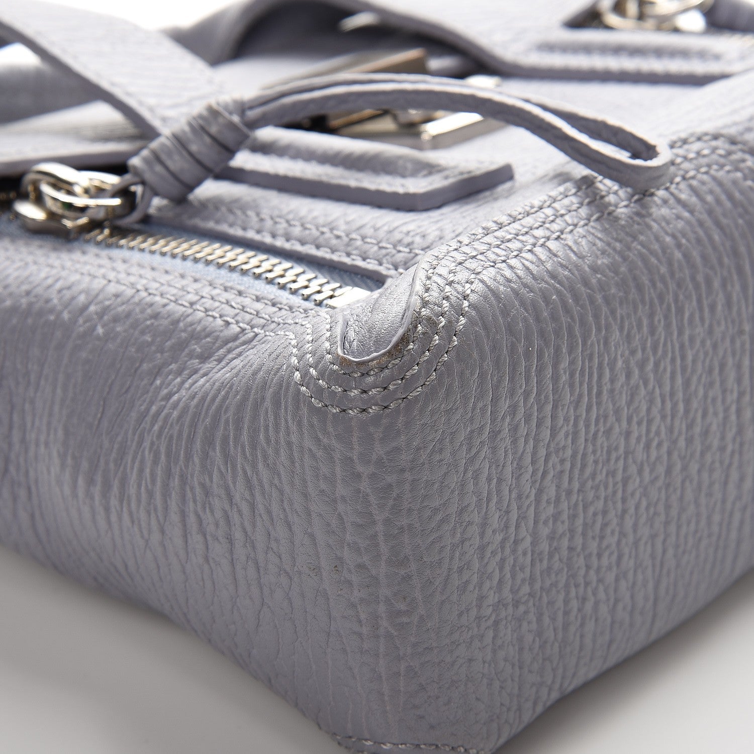 3.1 Phillip Lim 3.1 Textured Calfskin Mini Pashli Satchel Lilac 5 of 8