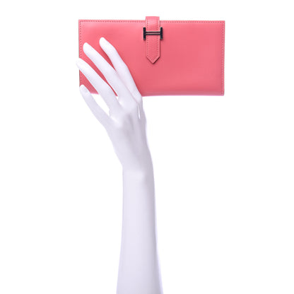 Hermes Swift Bearn Gusset Wallet Rose Lipstick 1 of 9