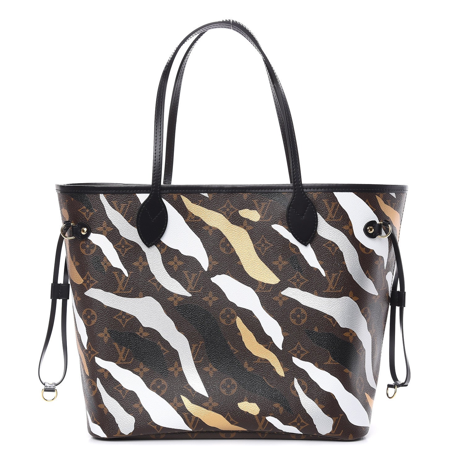 Louis Vuitton X LOL Monogram Neverfull MM Gold Silver 1 of 11