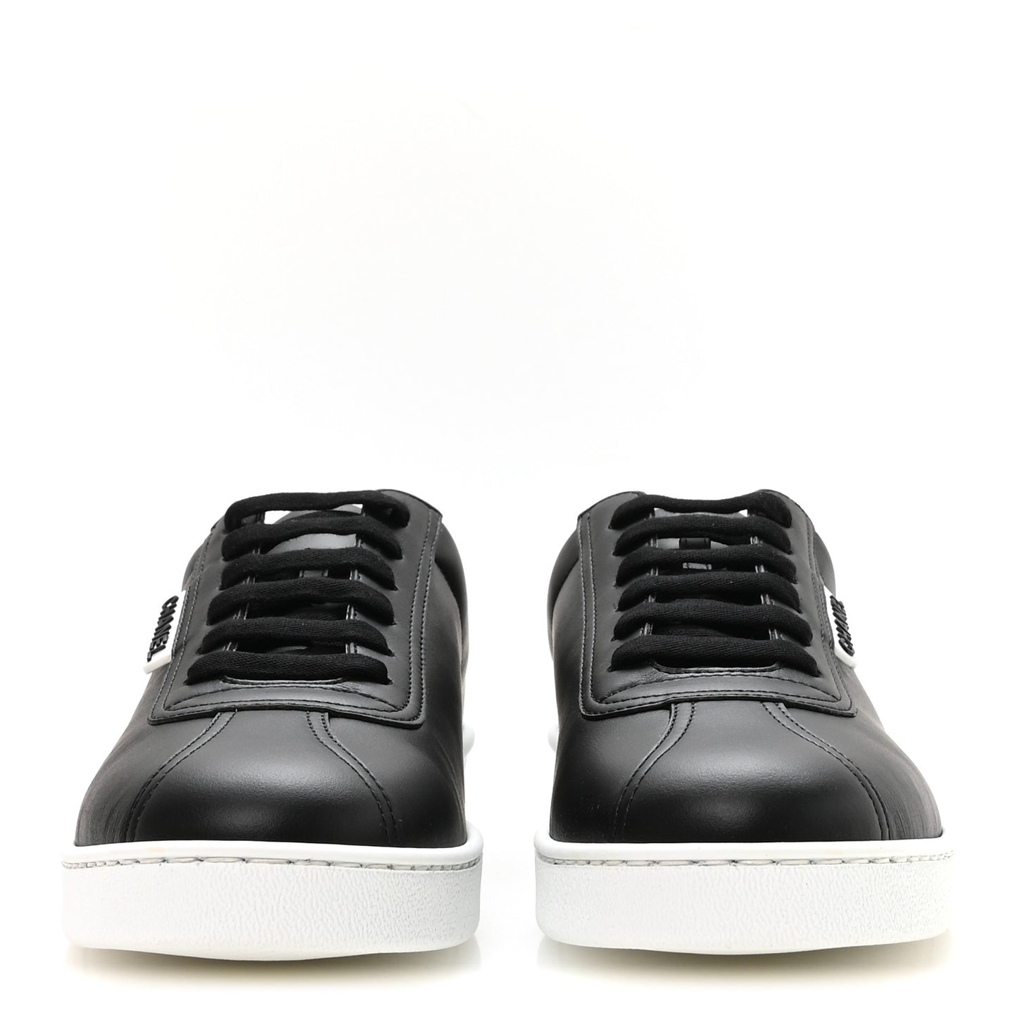 Calfskin CC Womens Sneakers 40 Black