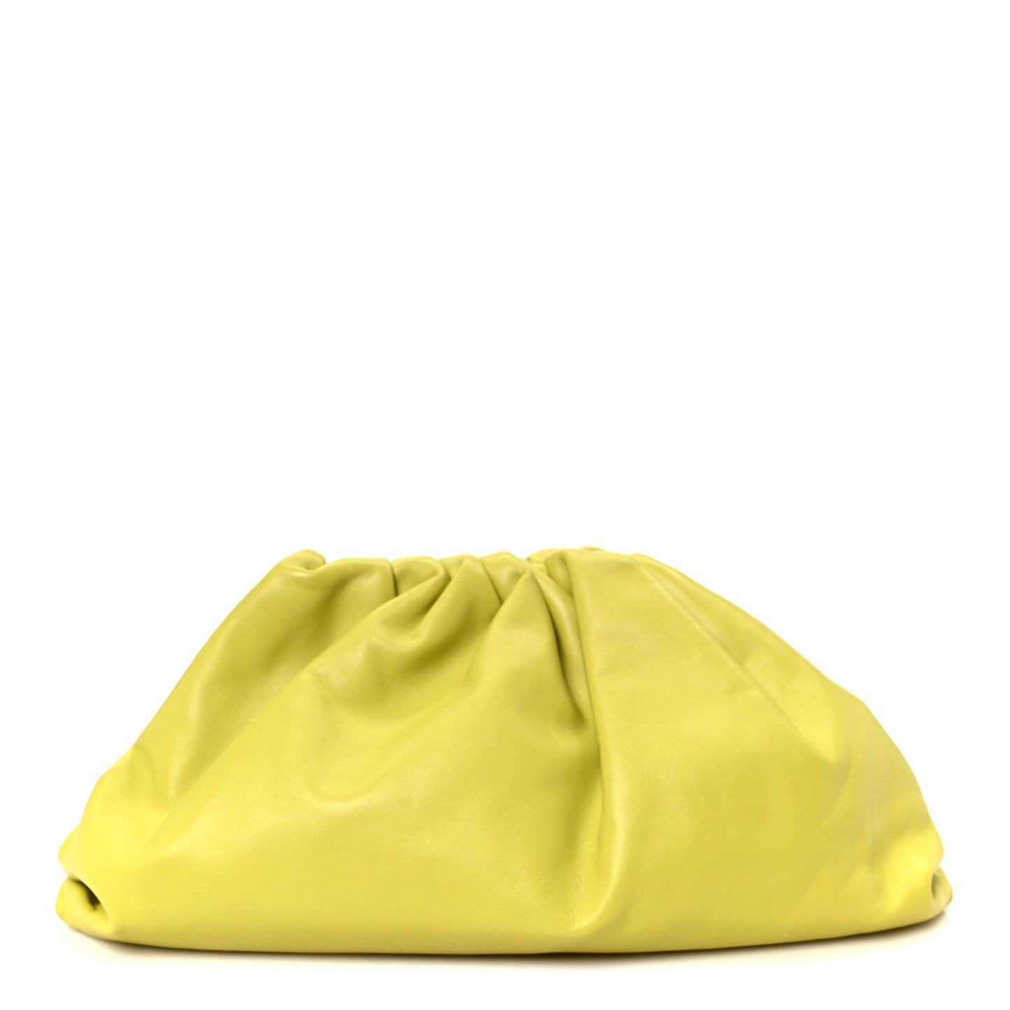 Smooth Butter Calf The Pouch Oversized Clutch Kiwi