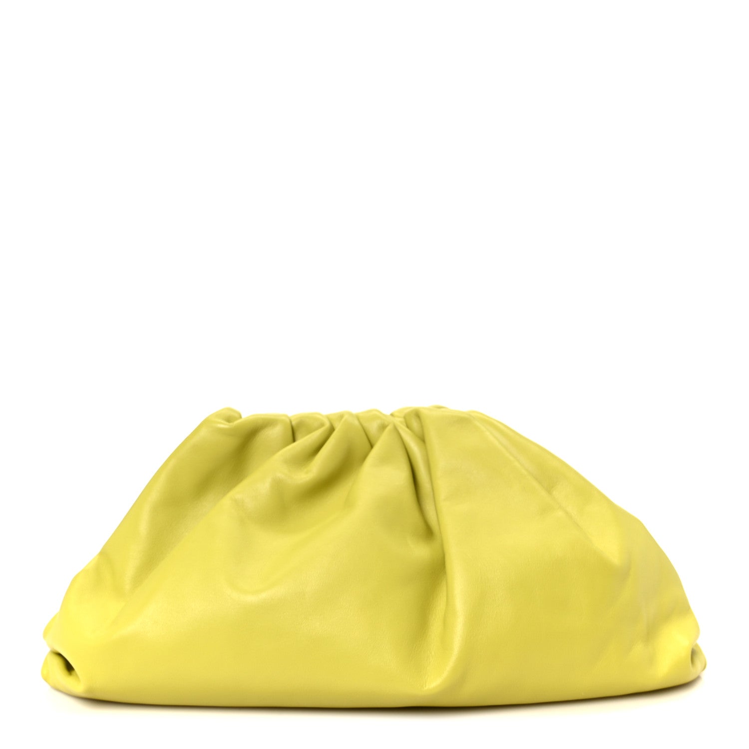 Bottega Veneta Smooth Butter Calf The Pouch Oversized Clutch Kiwi 1 of 11