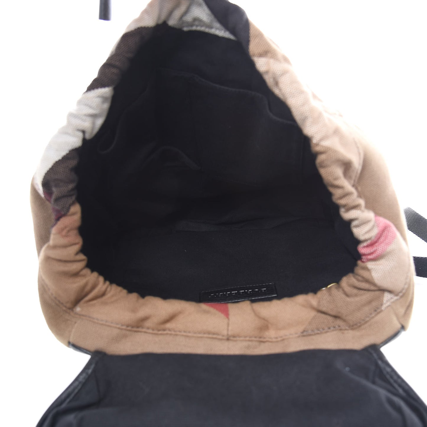 Canvas Mega Check Drifton Backpack Black