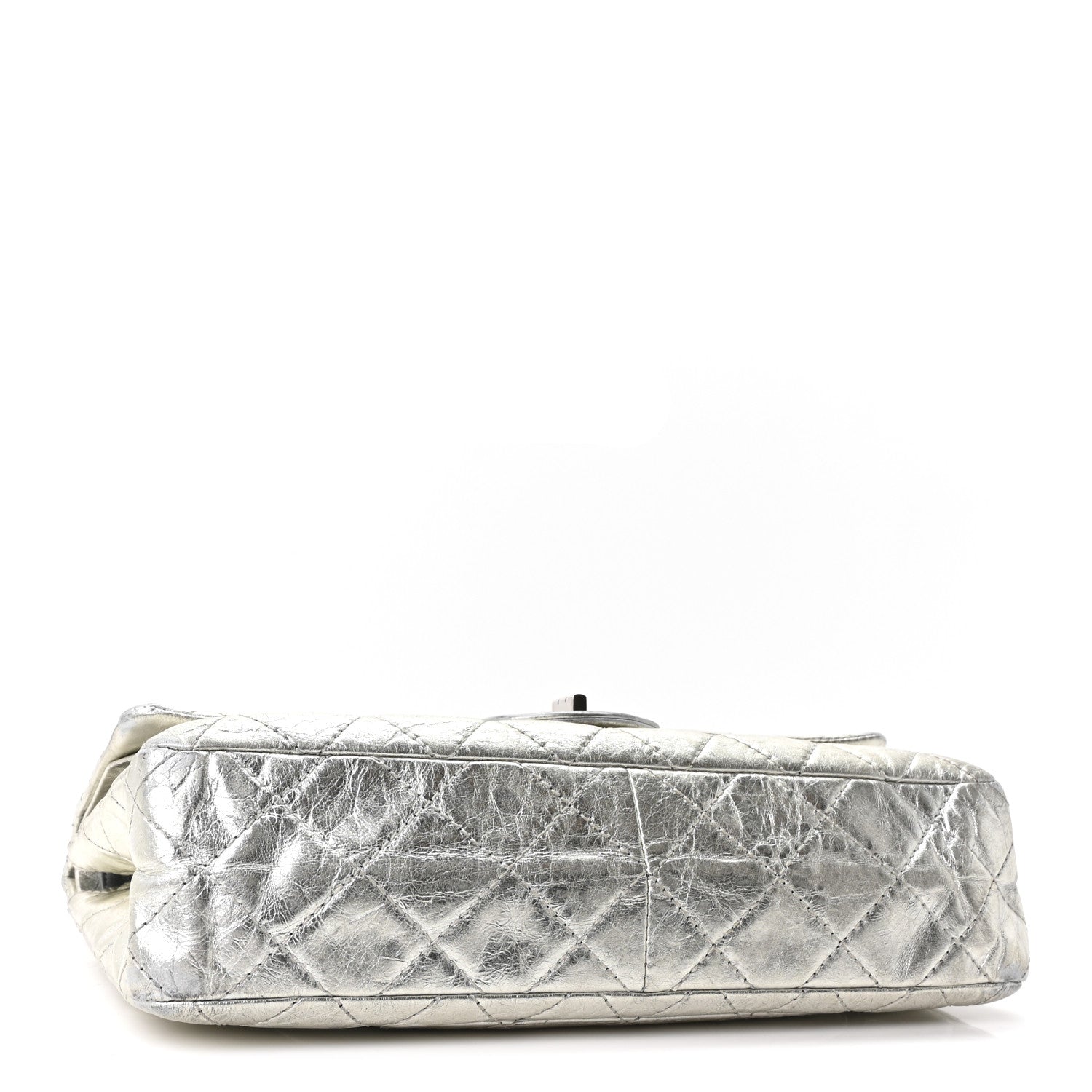 Chanel Metallic Aged Calfskin Quilted 2.55 Reissue 227 Flap Silver 4 of 10