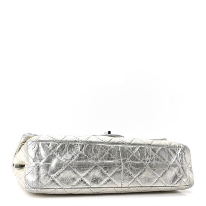 Chanel Metallic Aged Calfskin Quilted 2.55 Reissue 227 Flap Silver 4 of 10