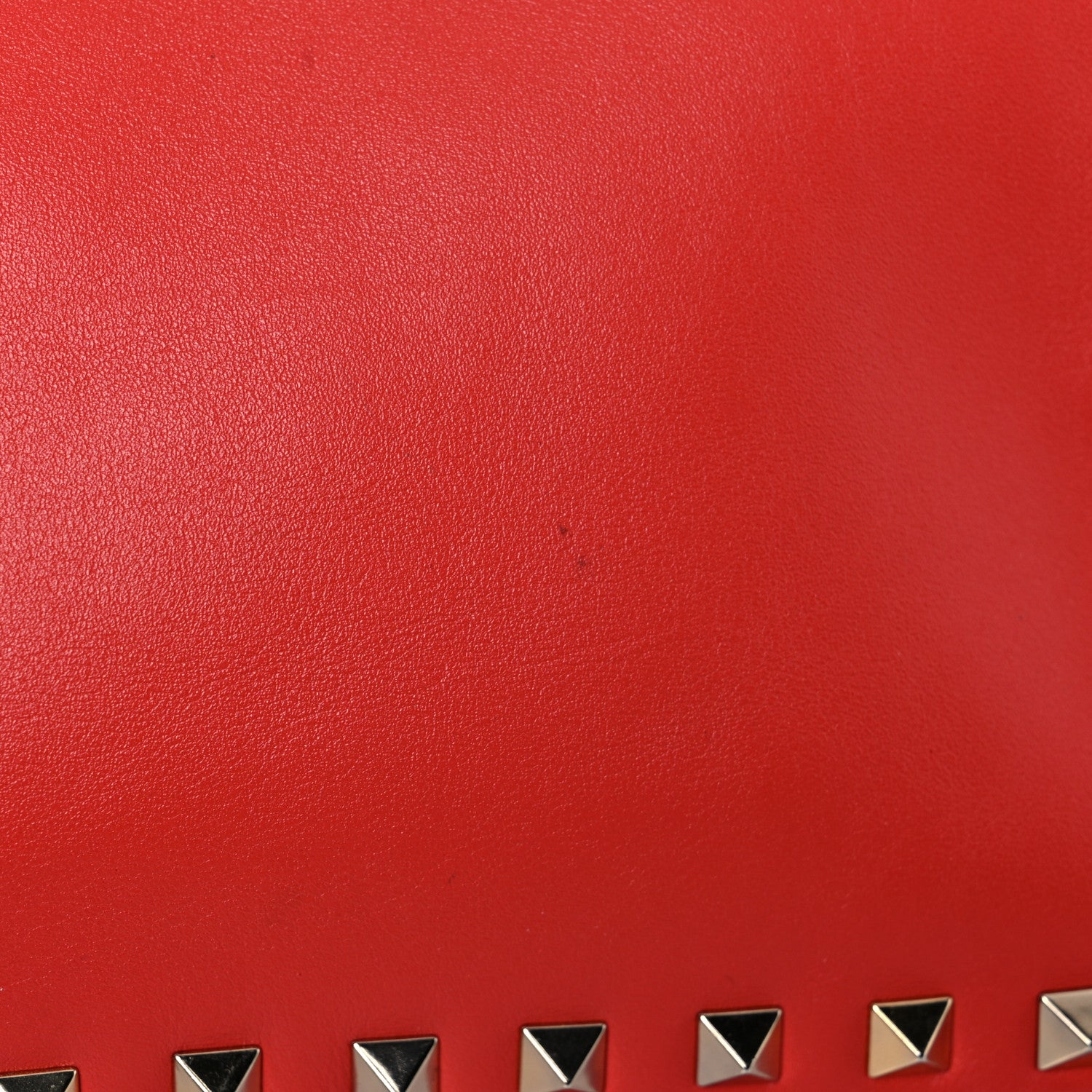 Valentino Garavani Vitello Mini Rockstud Tote Red 11 of 16