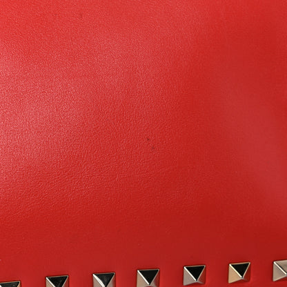 Valentino Garavani Vitello Mini Rockstud Tote Red 11 of 16