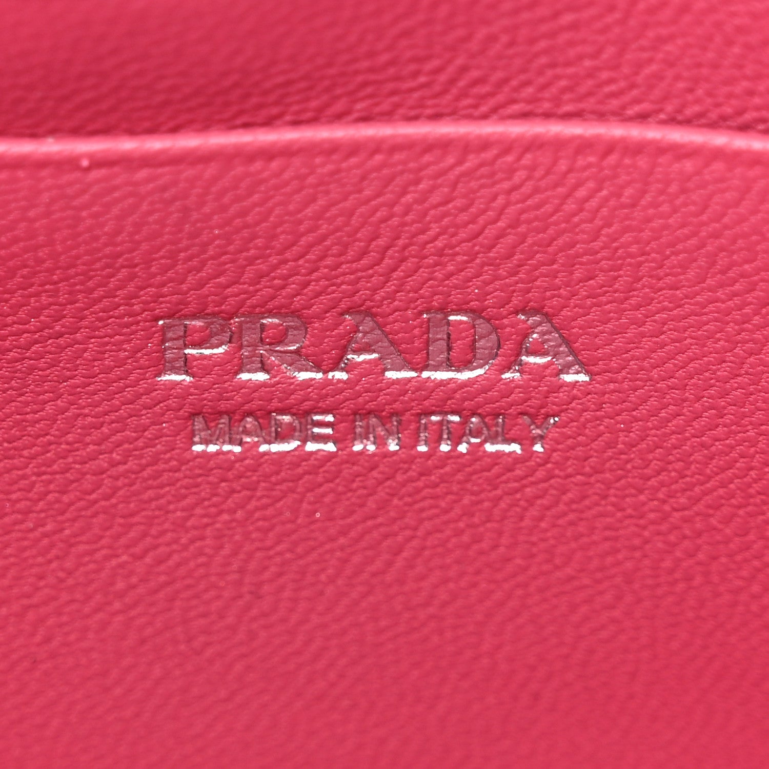 Prada Nappa Impunture Diagramme Mini Double Zip Chain Crossbody Bag Peonia 7 of 15
