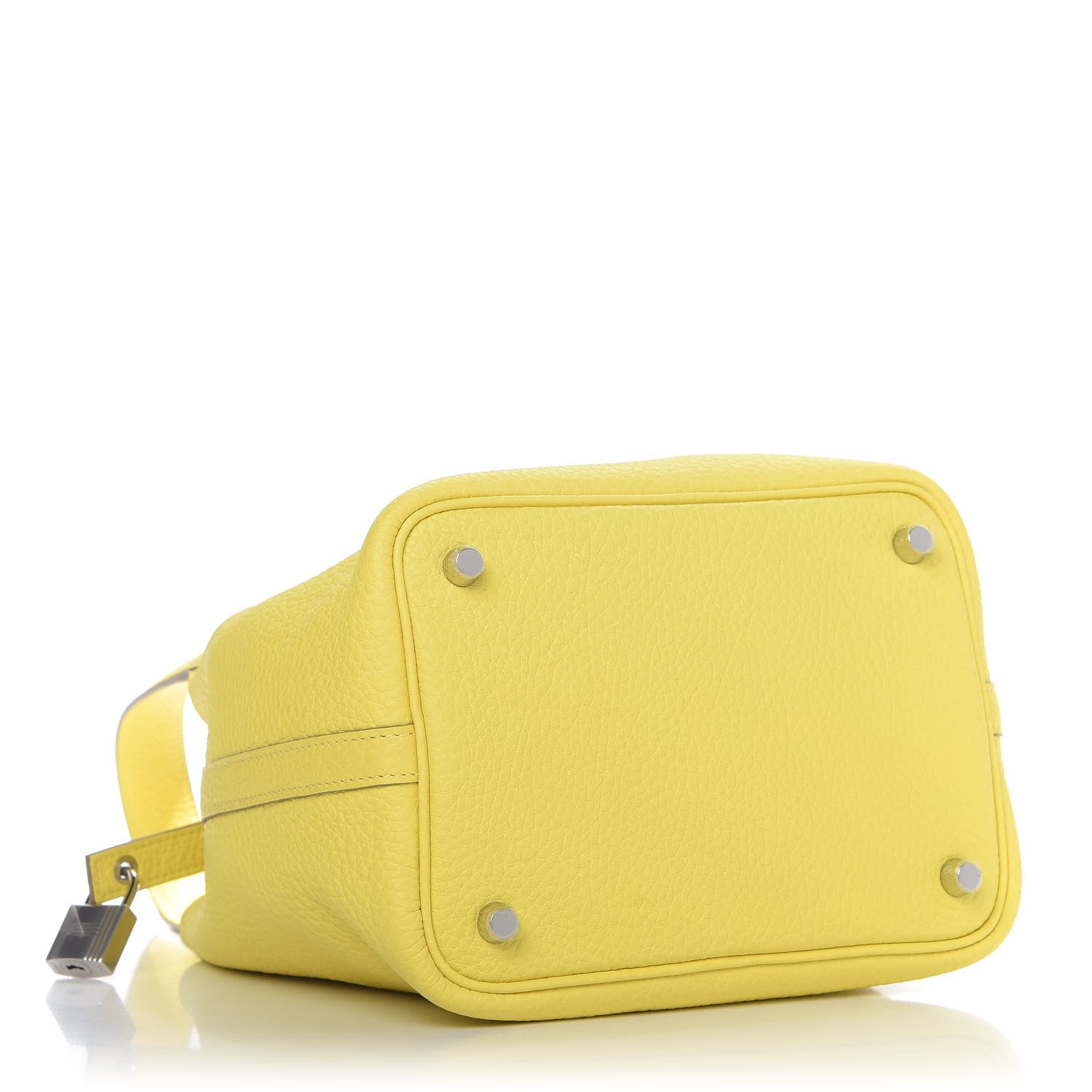 Hermes Taurillon Clemence Picotin Lock 18 PM Lime 4 of 9