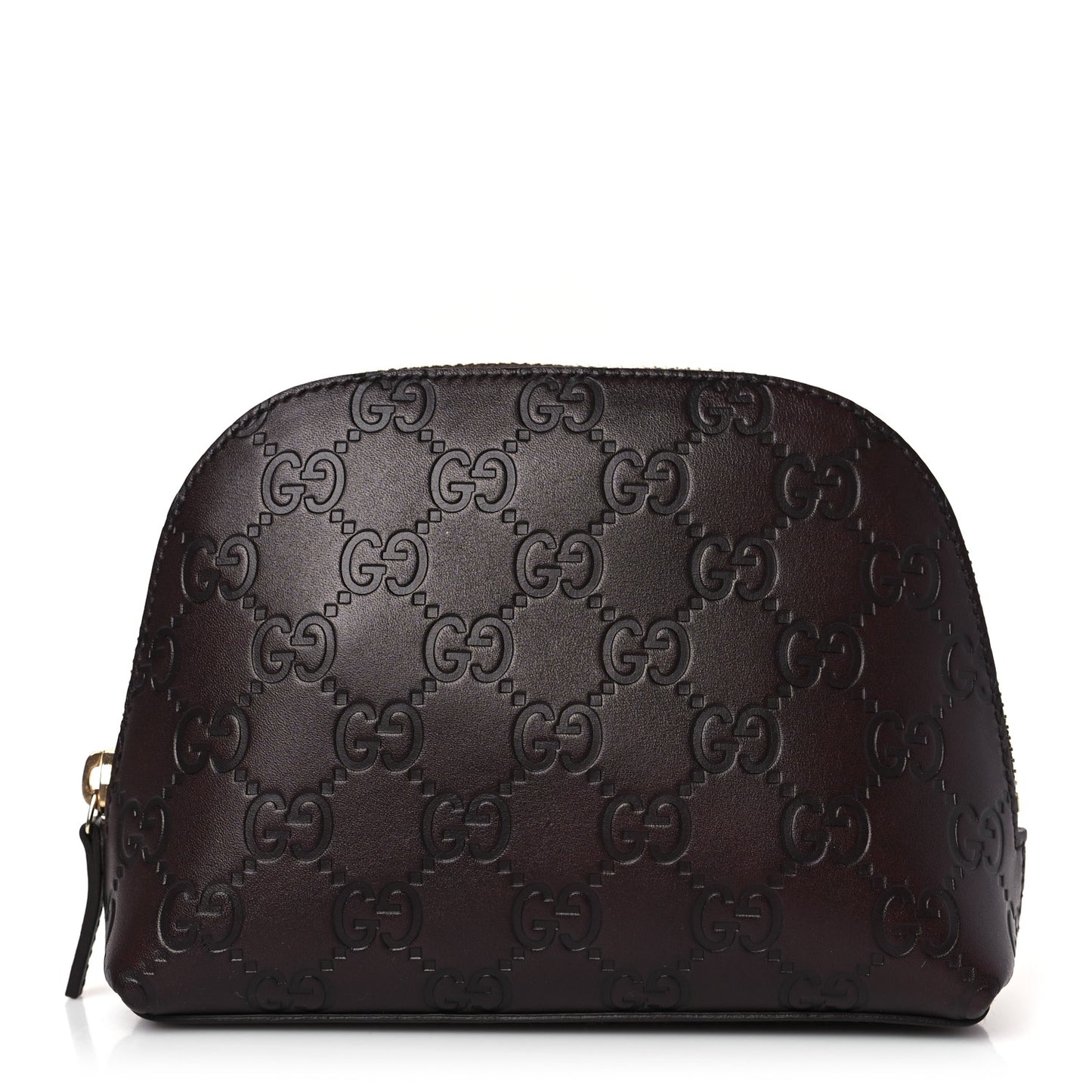 Guccissima Cosmetic Case Dark Brown