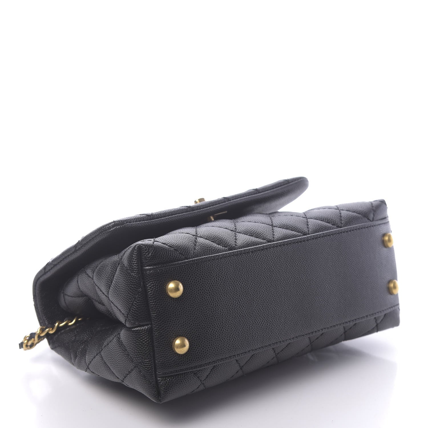 Chanel Caviar Quilted Mini Coco Handle Flap Black 4 of 11