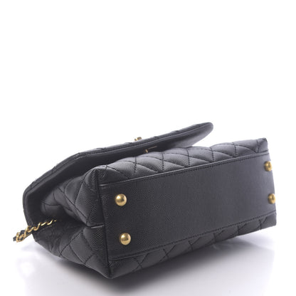 Chanel Caviar Quilted Mini Coco Handle Flap Black 4 of 11
