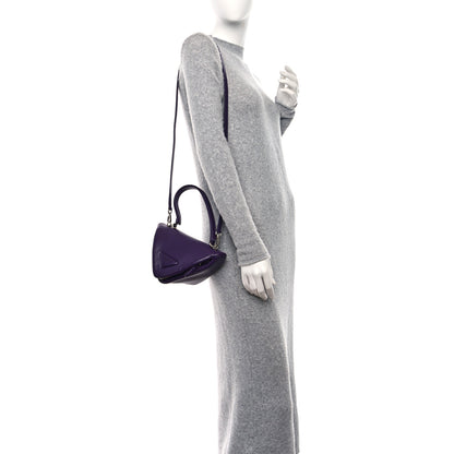 Prada Nappa Padded Signaux Triangle Crossbody Viola 2 of 8