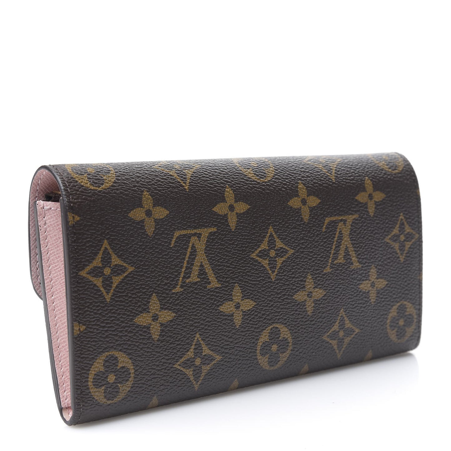 Monogram Emilie Wallet Rose Ballerine