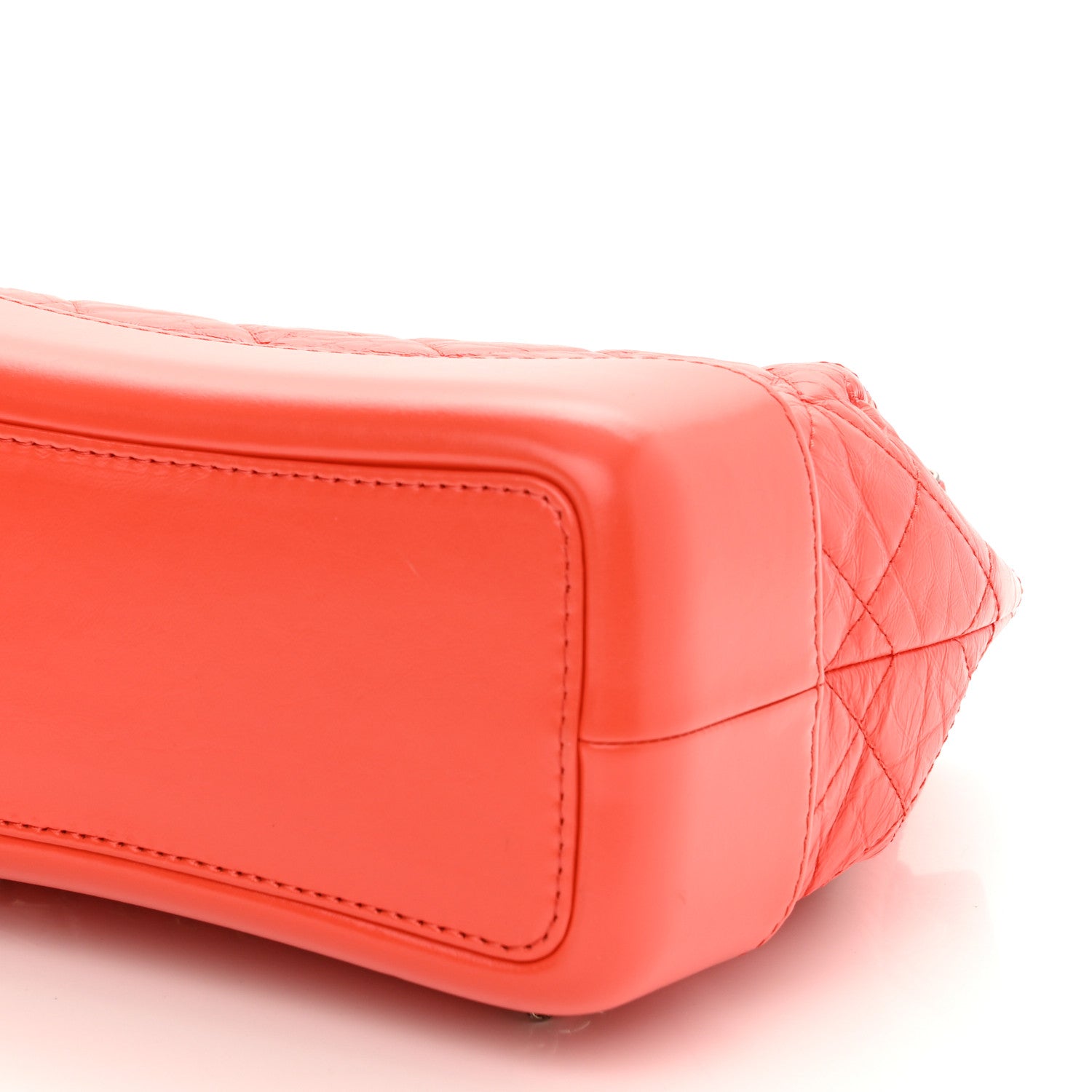 Chanel Aged Calfskin Quilted Small Gabrielle Backpack Orange 9 of 9