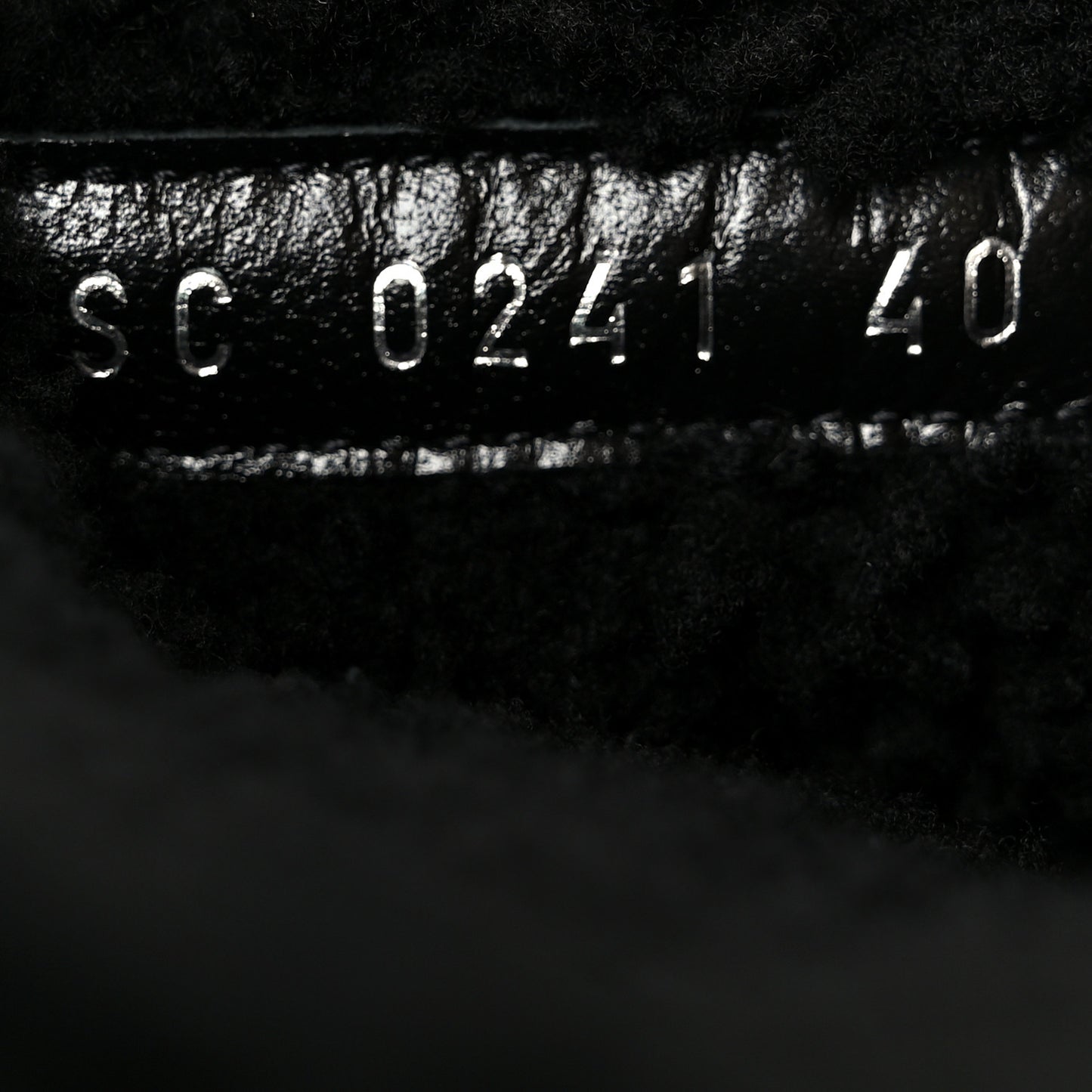 Shearling Monogram Giant Paseo Flat Comfort Mule 40 Black