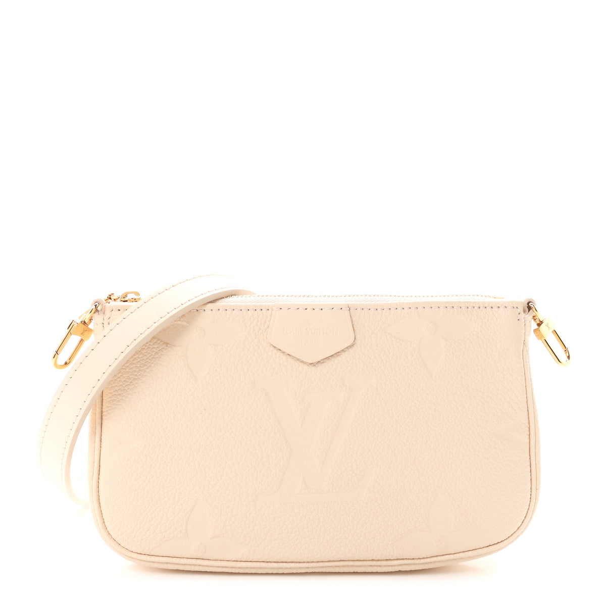Louis Vuitton Empreinte Monogram Giant Multi Pochette Accessories Small Pochette Cream 1 of 10