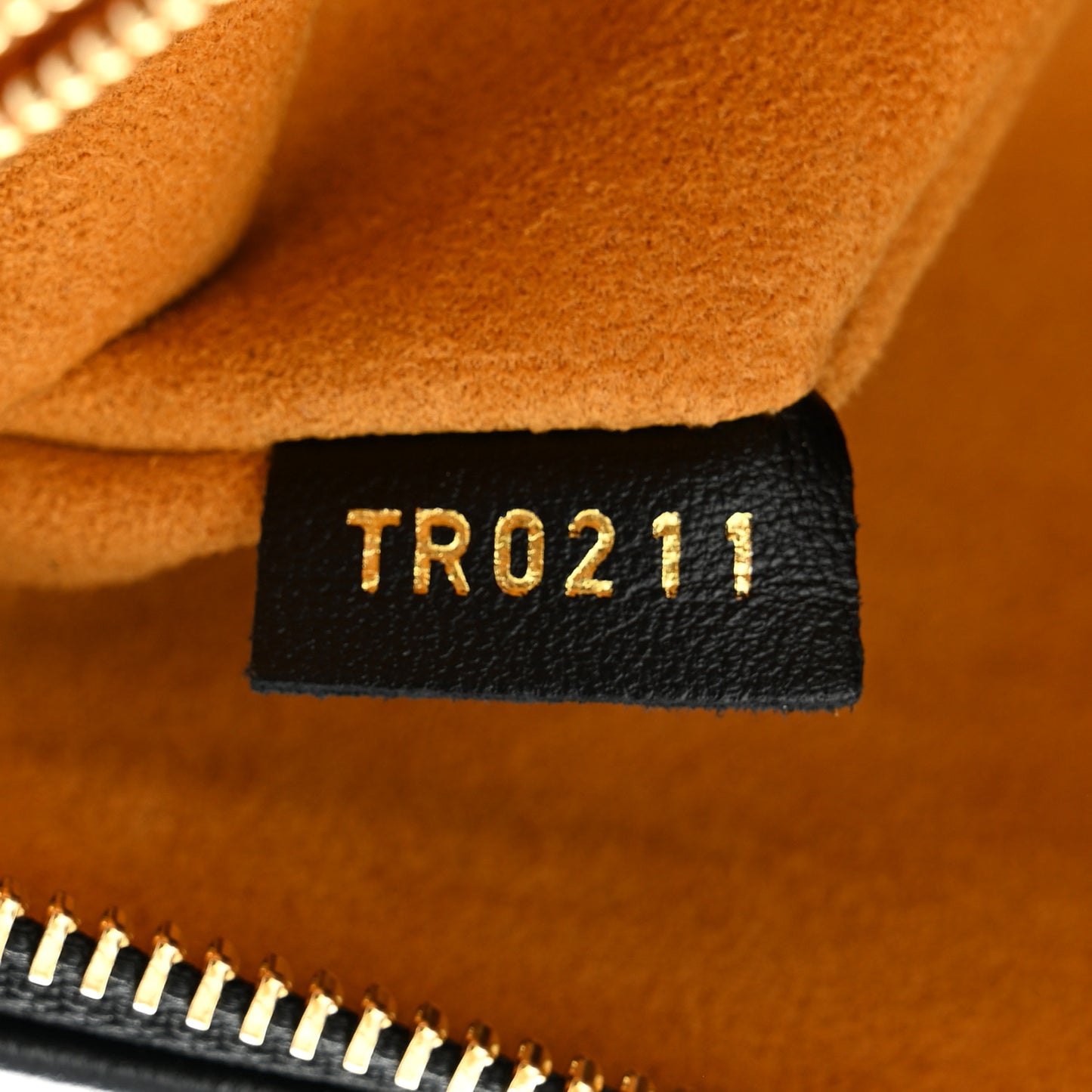 Lambskin Embossed Monogram Coussin MM Black