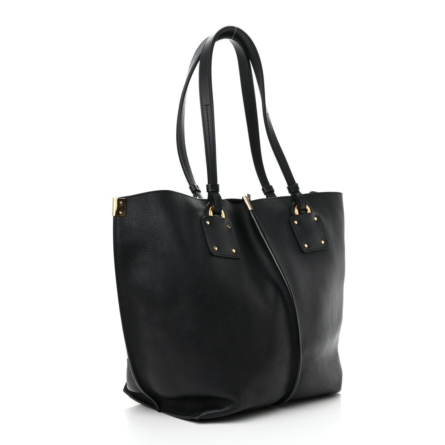 Chloe Smooth Calfskin Medium Vick Tote Full Blue 4 of 14