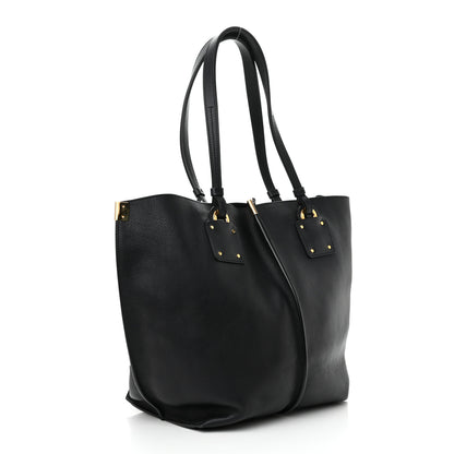 Chloe Smooth Calfskin Medium Vick Tote Full Blue 4 of 14