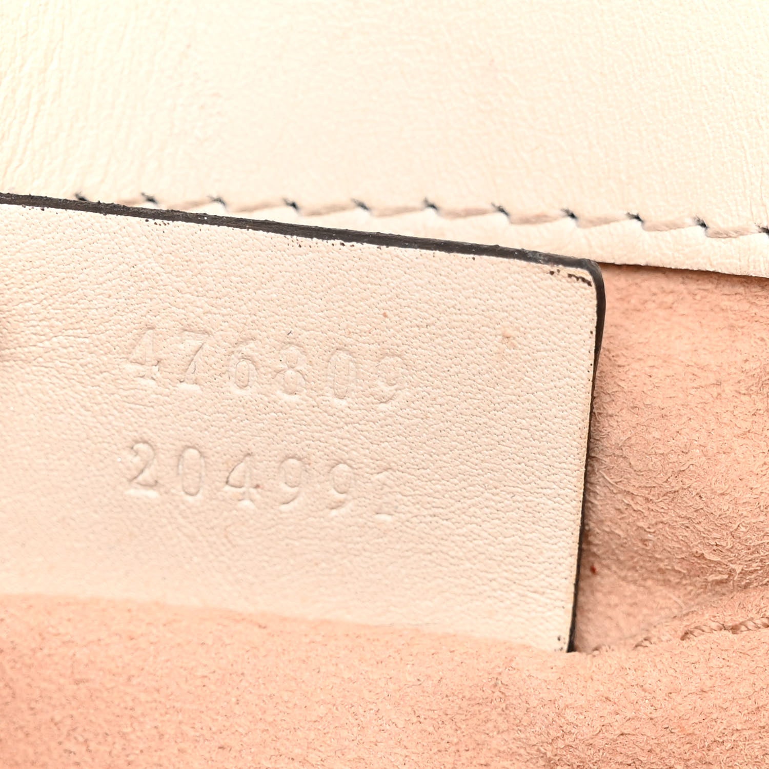 Gucci Calfskin Matelasse Pearly GG Marmont Chain Belt Bag Mystic White 7 of 15