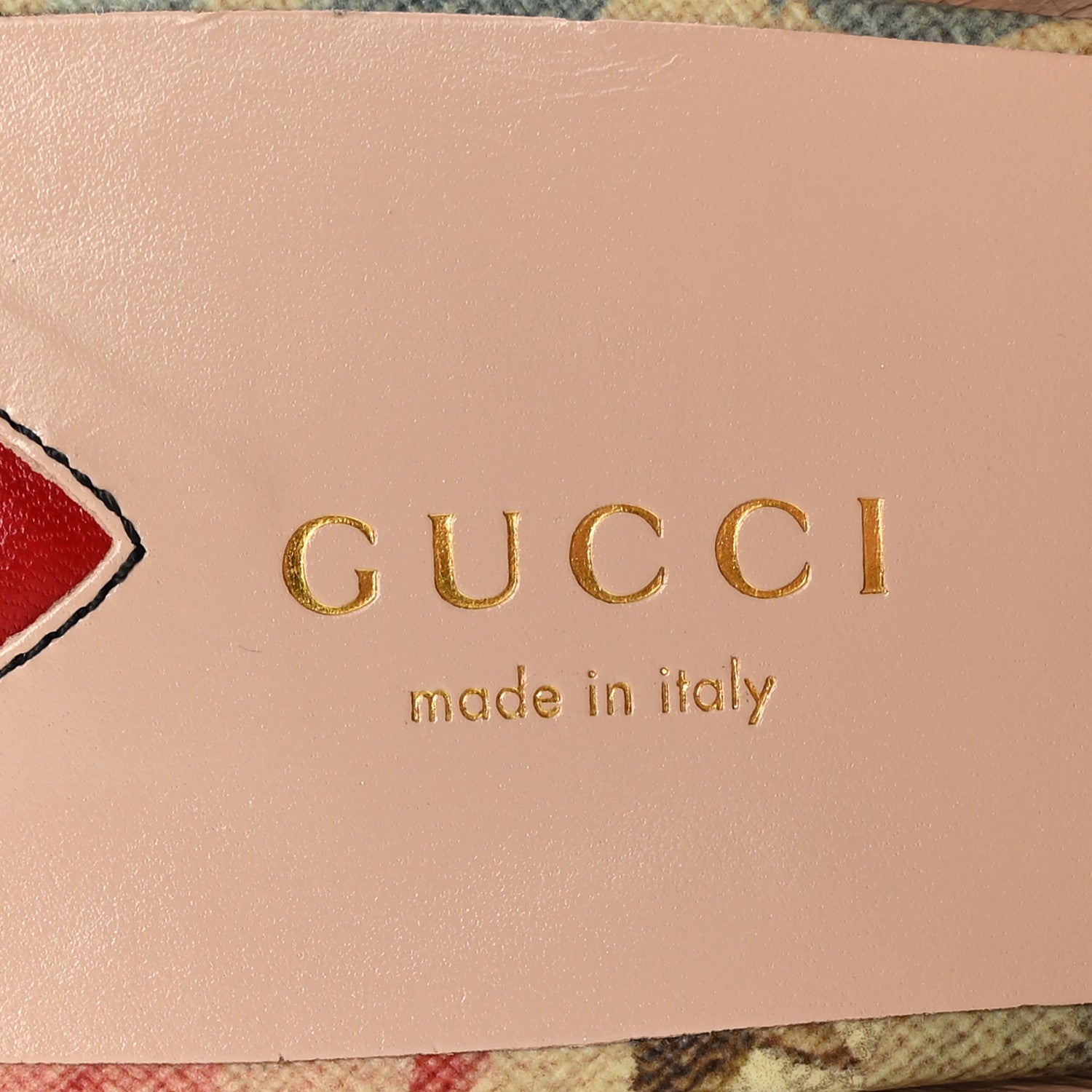 Gucci GG Supreme Monogram Malaga Kid Water Flora Womens Princetown Slippers 39 Beige White Multicolor Mystic White 7 of 12