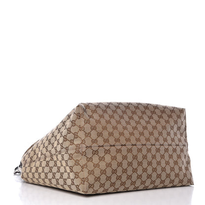 Gucci Monogram Large Icon Bit Hobo Dark Brown 5 of 8