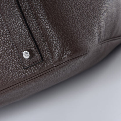 Hermes Taurillon Clemence Lindy 45 Chocolate 11 of 11
