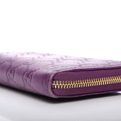 Gucci Guccissima Donna Long Wallet Purple 8 of 10