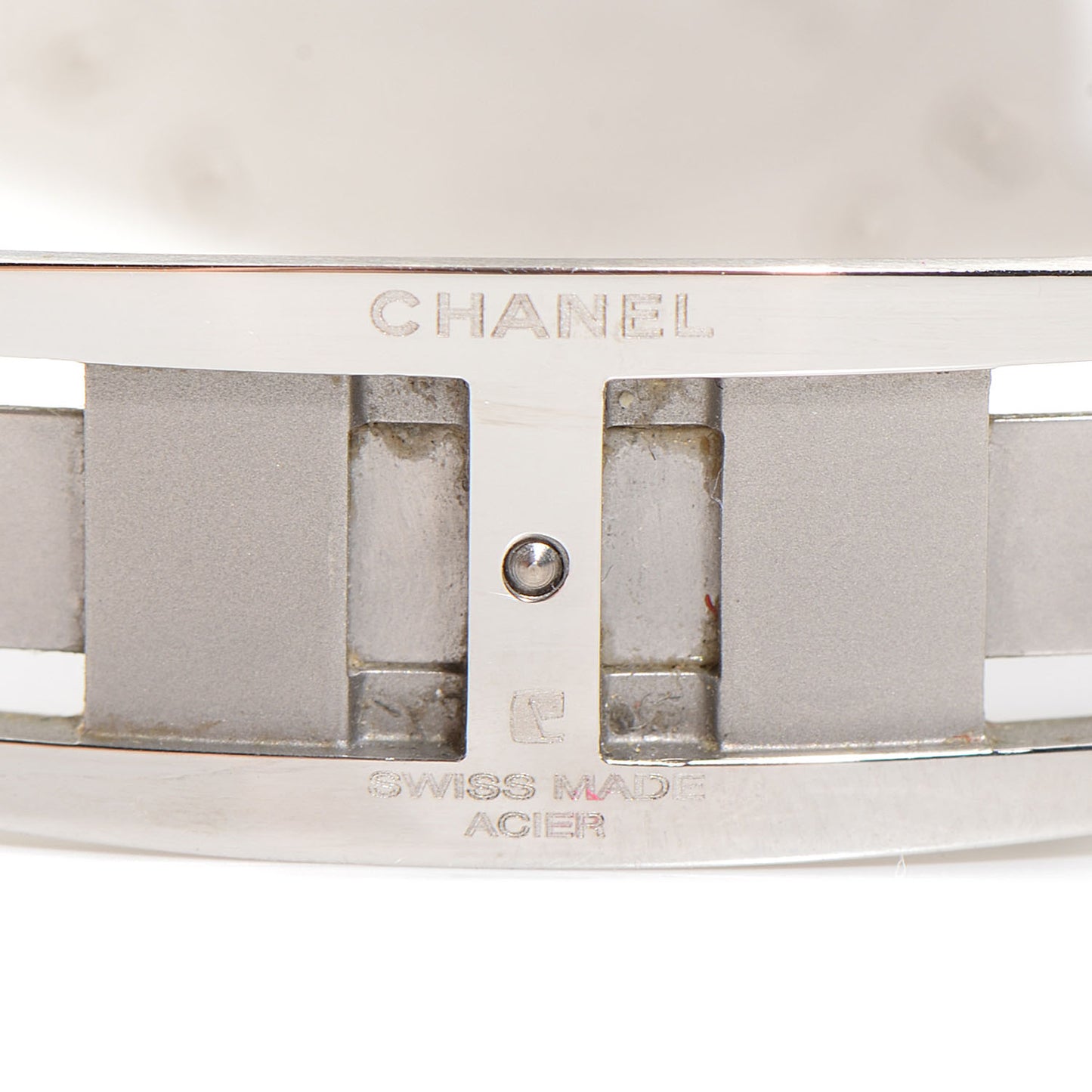 Stainless Steel Ceramic Diamond 33mm J12 Quartz Watch White
