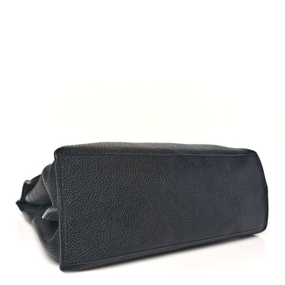 Gucci Cellarius Calfskin Medium Bamboo Daily Top Handle Bag Black 4 of 9