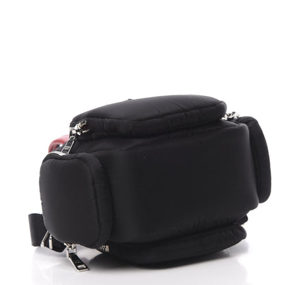 Prada Tessuto Nylon Pocket Top Handle Cargo Bag Black Fuoco 5 of 11